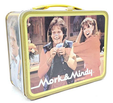 Mork and Mindy Vintage metal lunchbox with thermos! Never 